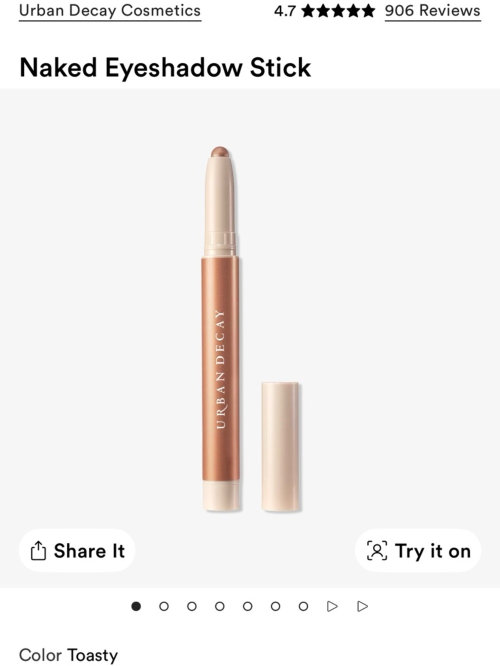 Urban Decay Naked Eyeshadow Stick - Toasty Bronze